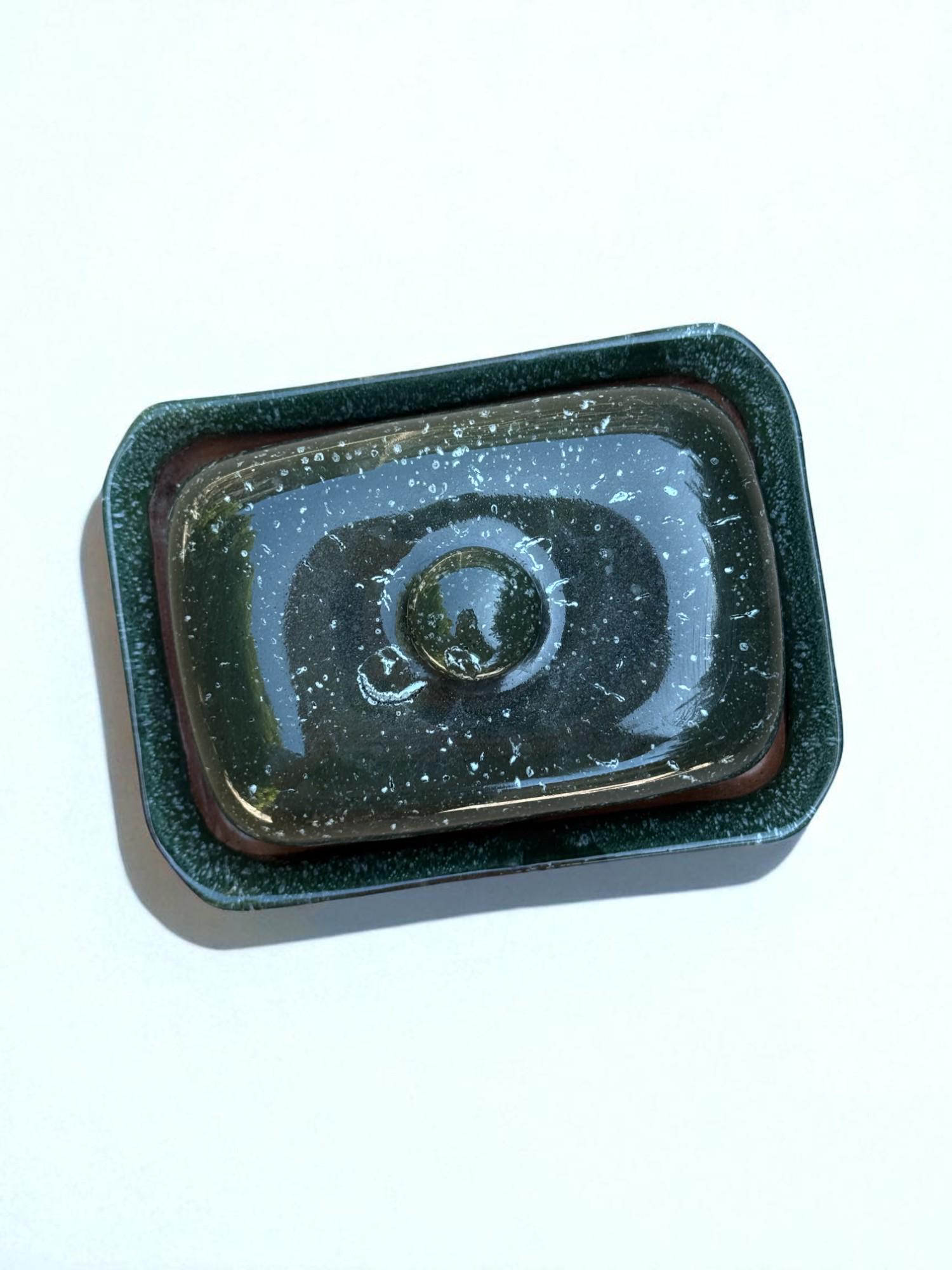 Масленка ручной работы Зеленый (28830790) - фото 7 Масленка ручной работы Зеленый (28830790) - фото 7