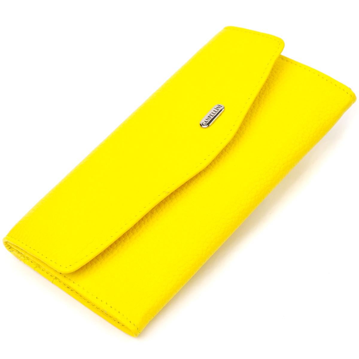 Портмоне женское кожаное Canpellini 21697 Желтый (55476)