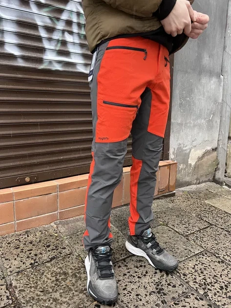 Штани трекінгові Haglofs Rugged Flex Pant Men туристичні для походу S Помаранчевий (6039704)