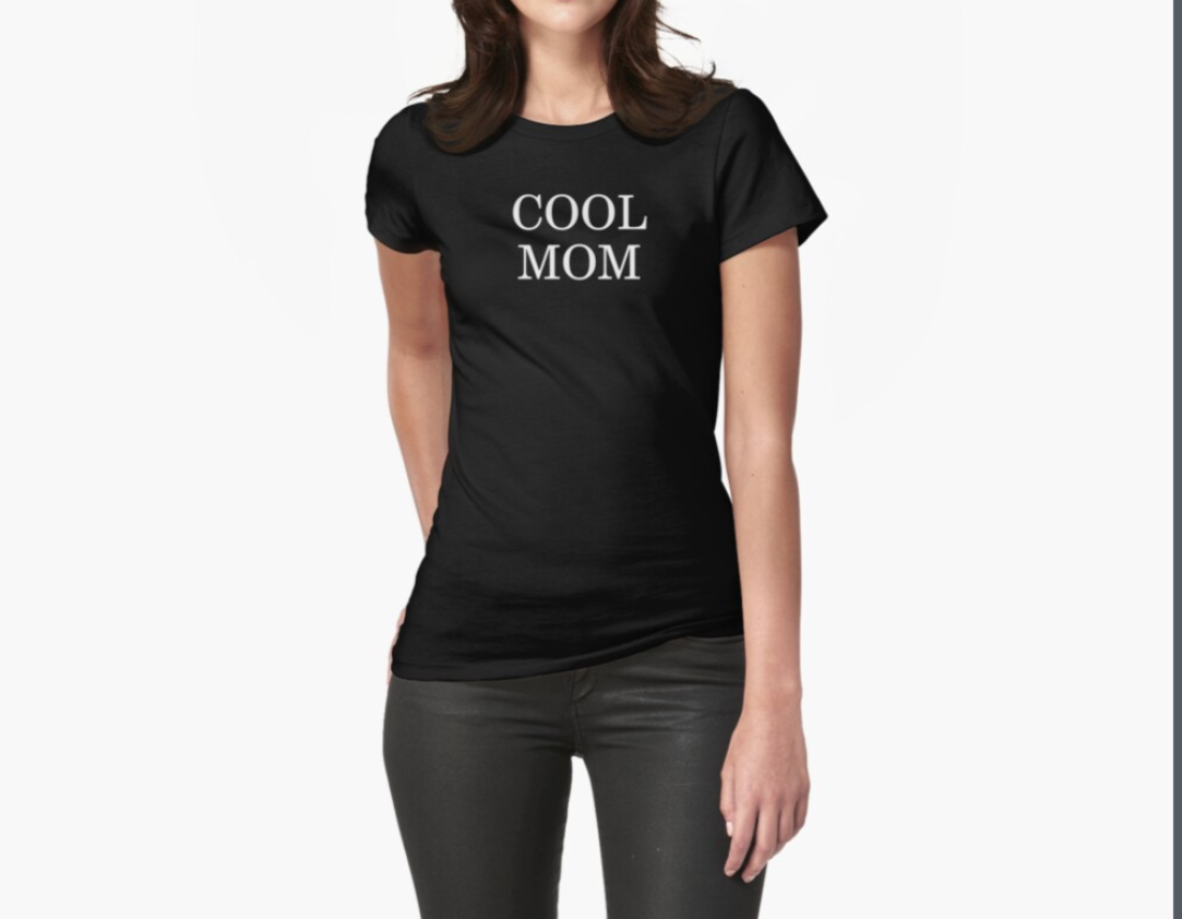 Футболка женская Stedman с принтом "Cool mom" M Черный (МАМА23-1651477393)
