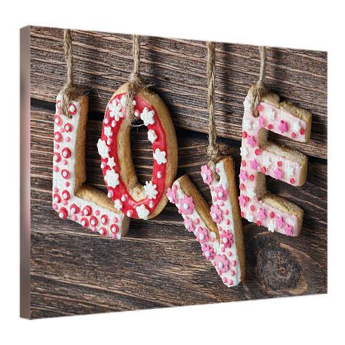 Картина на холсте Love подвески 45х65 см (H4565_YM013)