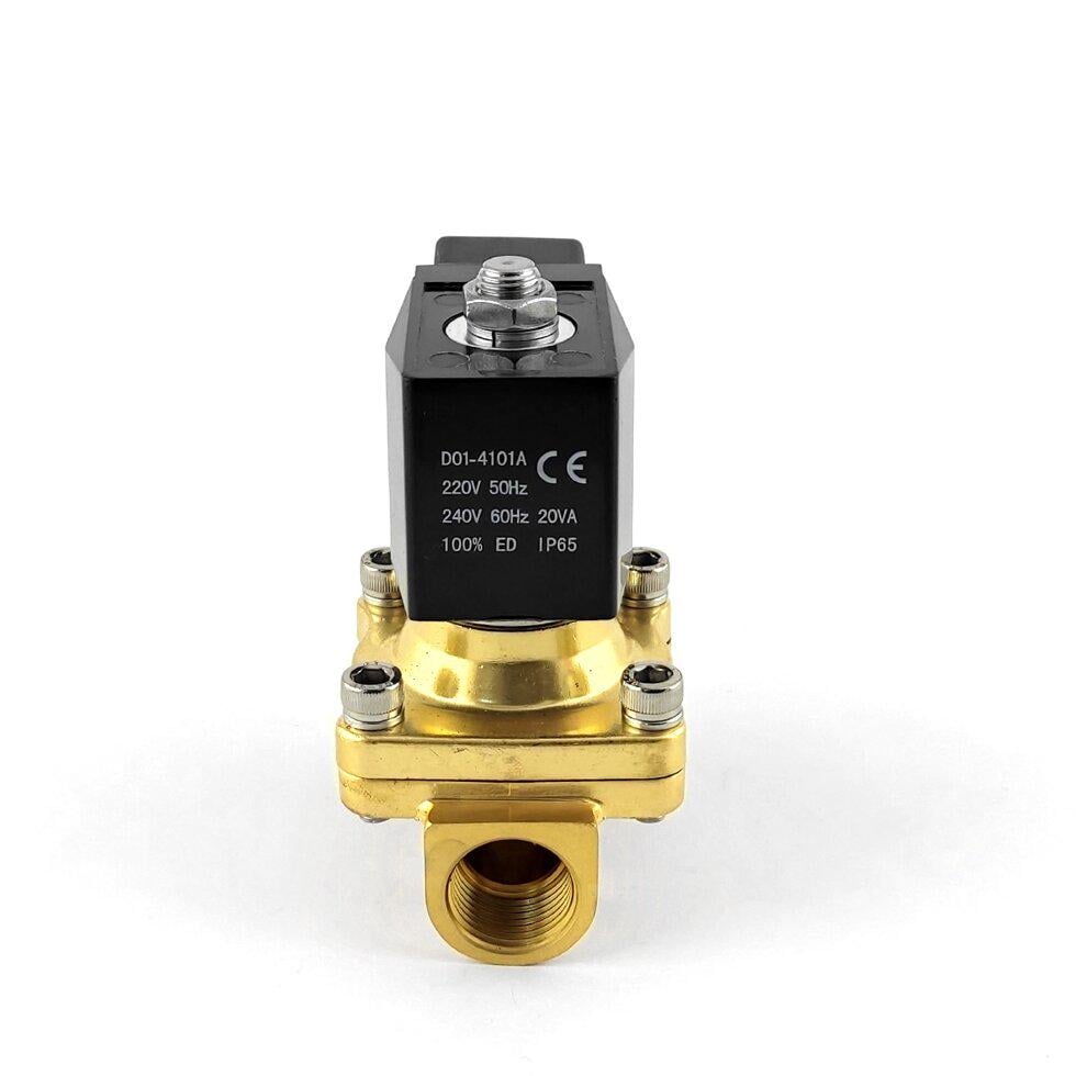 Нормально закрытый клапан прямого действия Round Star 2W-15N-AC220v 1/2" (66778802816)