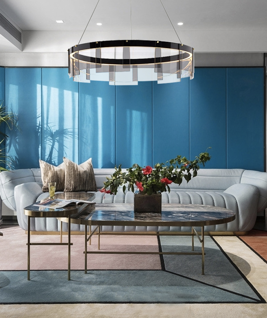 Люстра тросовая One Only Circle Lamp 059000/1000 bk-sm Люстра тросовая One Only Circle Lamp 059000/1000 bk-sm