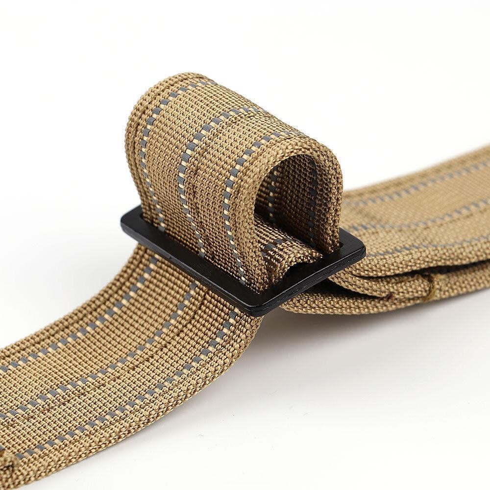 Ошейник для собак Berry cветоотражающий для средних и крупных пород L 42-62 см Коричневый (1783610730) - фото 6