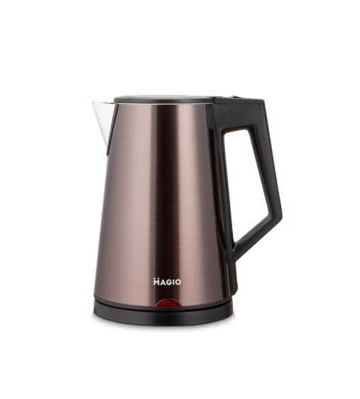 Электрочайник Magio MG-988 1650-2150 Вт металлический 1,7 л Бронзовый (2814285741)