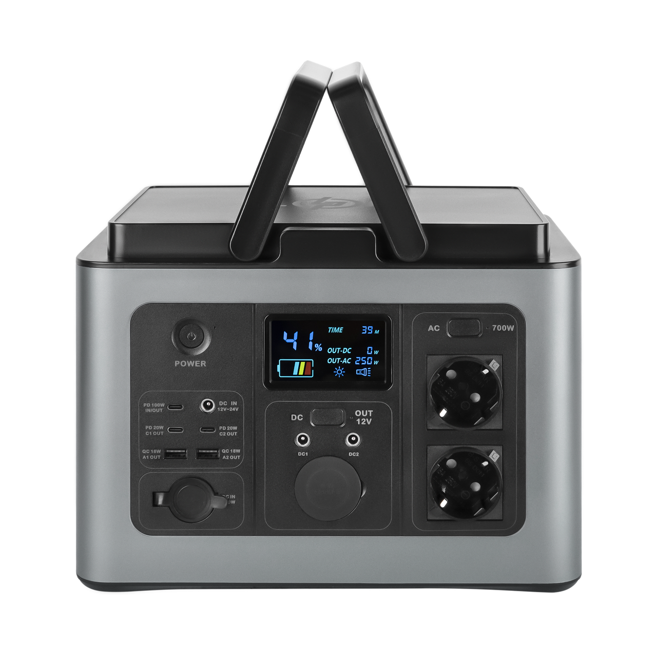 Зарядная станция портативная LP CHARGER MPPT 700 Pro 700W 614Wh многофункциональная