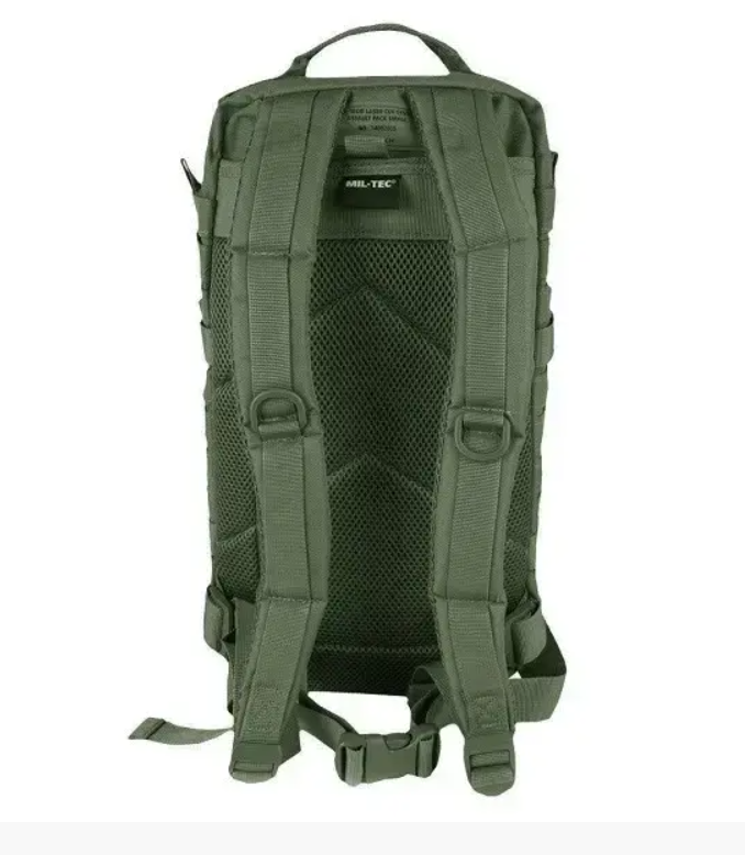 Рюкзак Mil-Tec Assault Small Leser Cut 20 л 14002601 Olive (NA005446) - фото 2