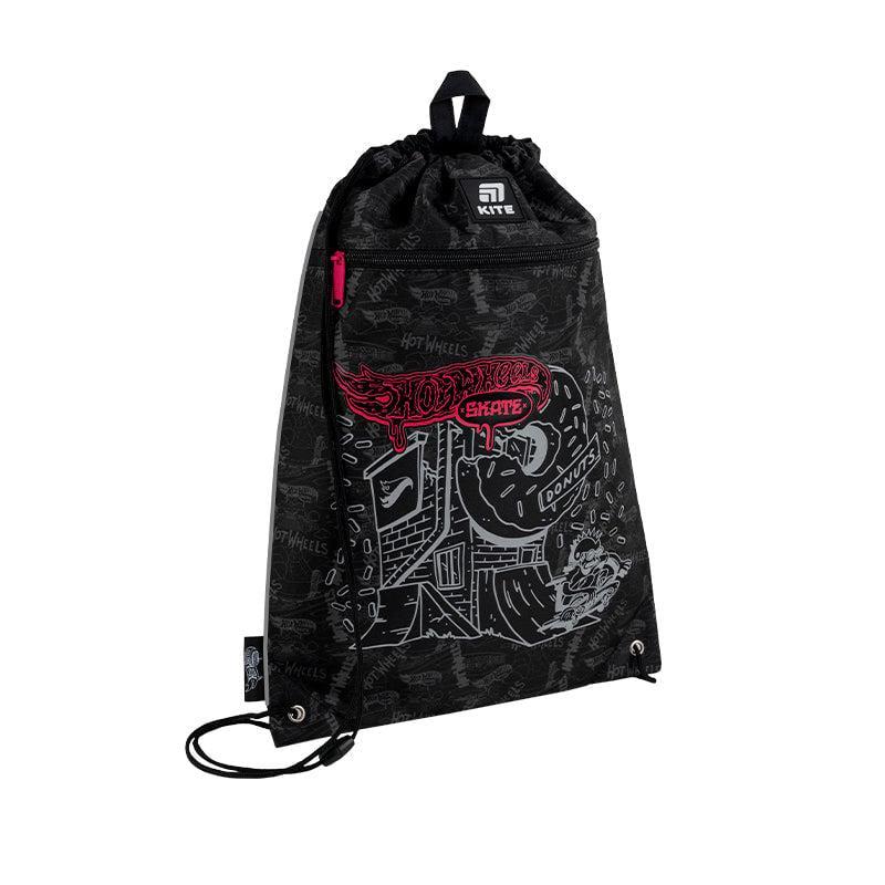 Сумка для обуви KITE Hot Wheels Skate 46x33 см Черный (HW25-601M-2)
