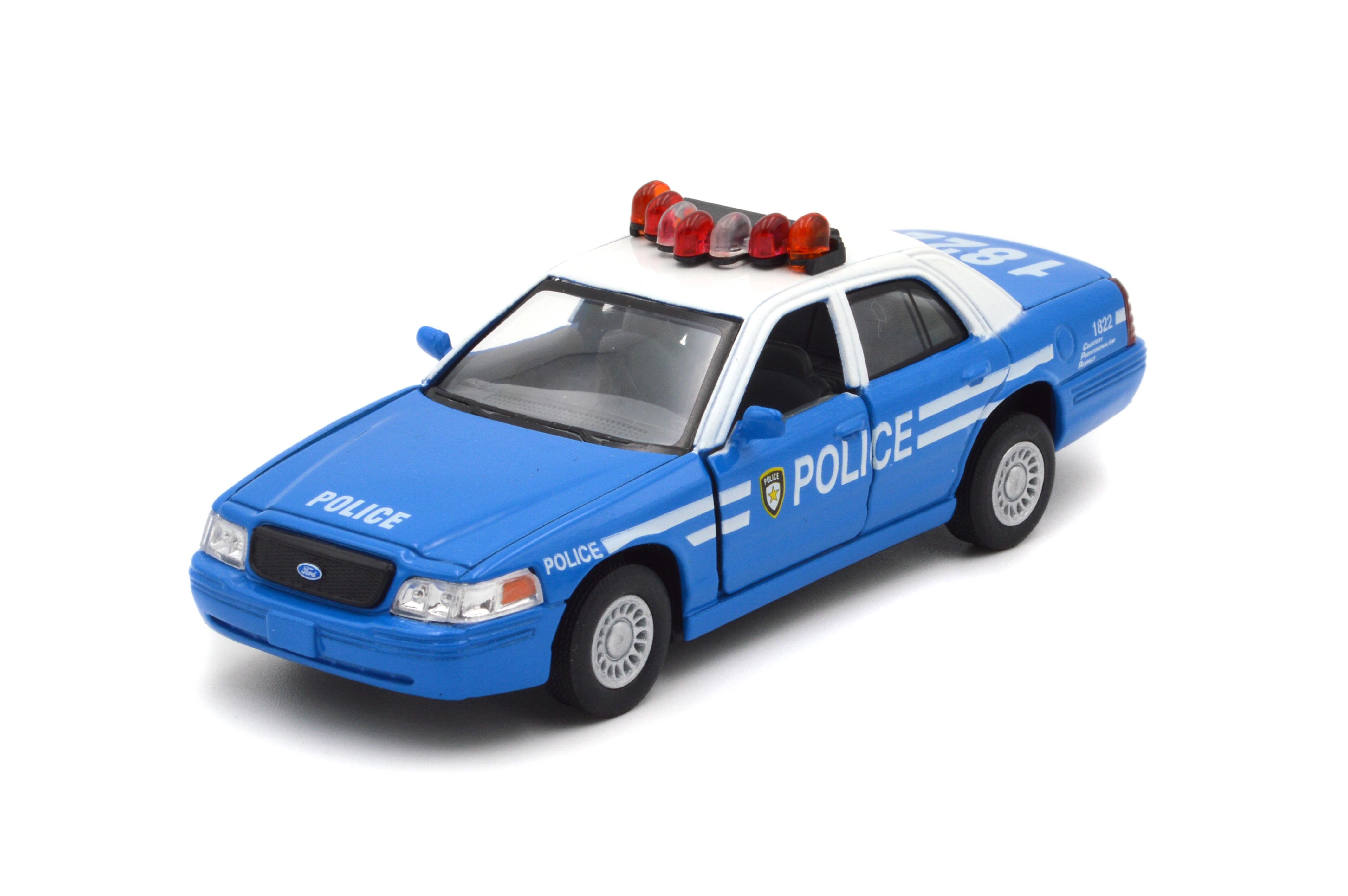 Машина металлическая KT5342A Ford Crown Victoria Interceptor Blue