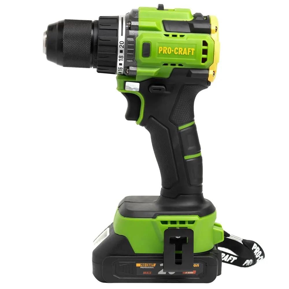 Шуруповерт ProCraft PA-18LiH з 1 АКБ та ЗП