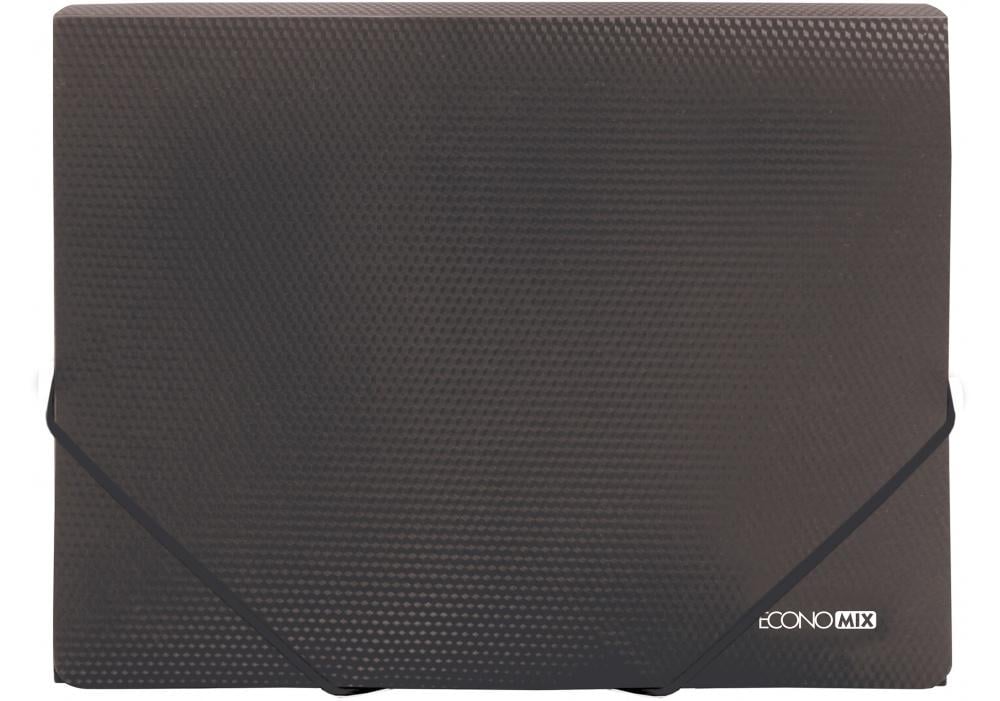 Папка Economix А4 на резинках Черный (E31601-51)