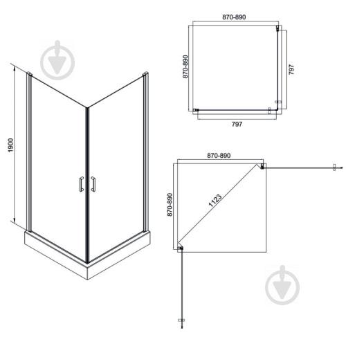 Душевая кабина Qtap Gemini GEMCRM1099SC6 - фото 6