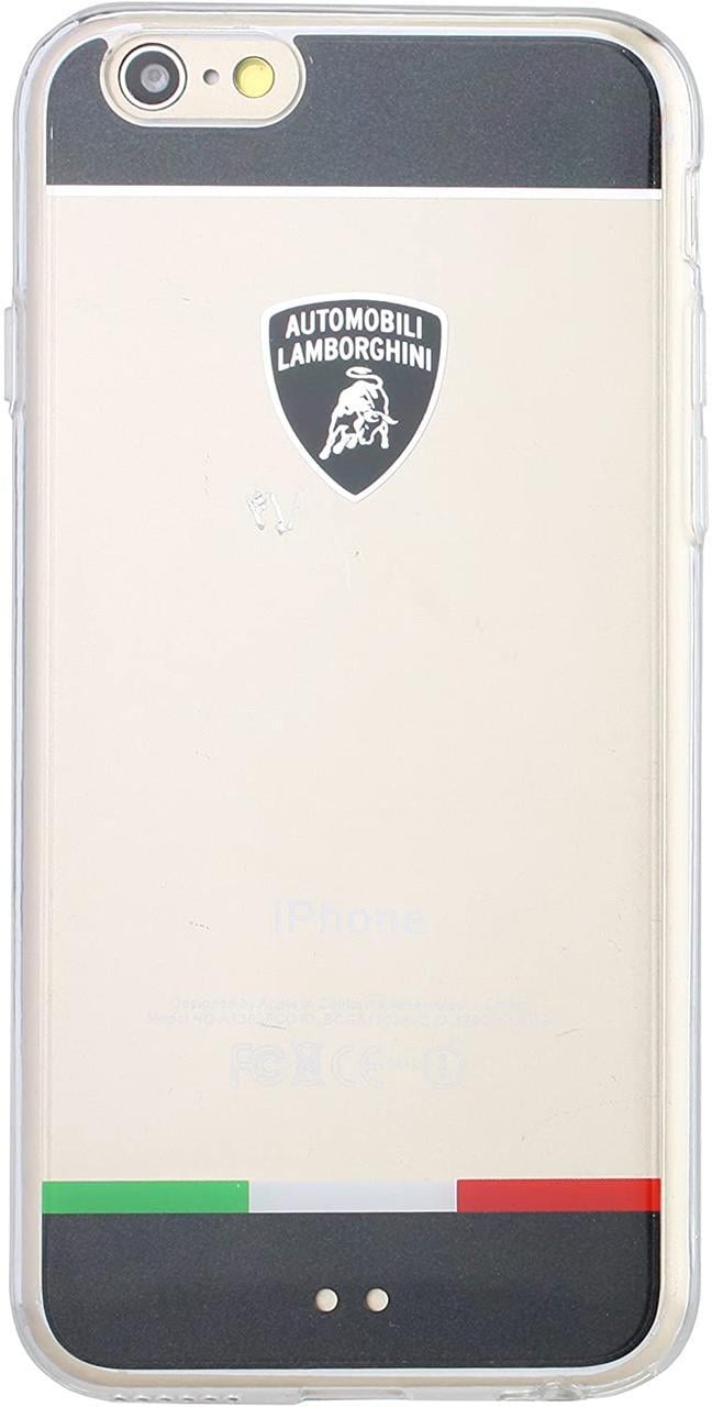 Чехол-накладка Lamborghini Tricolor D5 for iPhone 6/6S, White (LB-TPUPCIP6-TR/D5-WE)