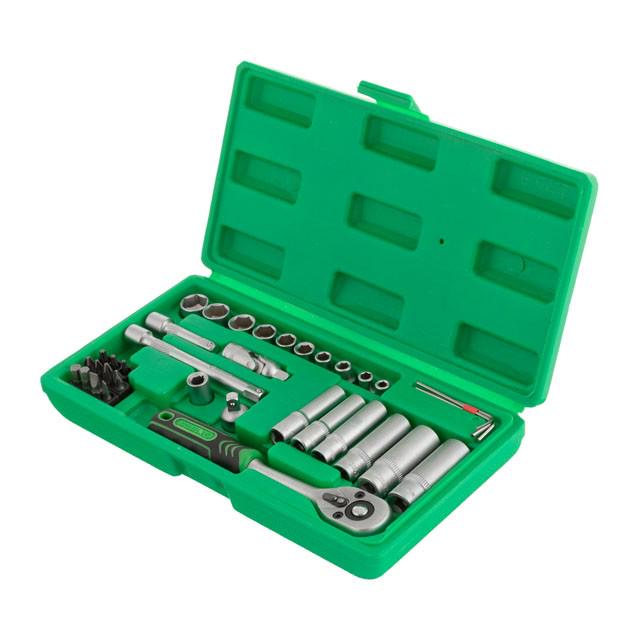 Набір інструментів Intertool 1/4" 36 пр.