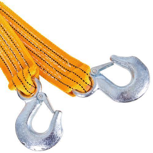 Трос буксирувальний ST206B/TP-209-5-1 5 т стрічка 50 мм 6 м/2 гака/сумка Помаранчевий - фото 8 Трос буксирувальний ST206B/TP-209-5-1 5 т стрічка 50 мм 6 м/2 гака/сумка Помаранчевий - фото 8