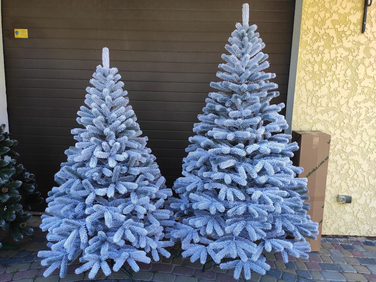 Штучна ялинка лита Буковельська засніжена з підставкою 2,50 м Зелений/Білий (NYT15287) - фото 13