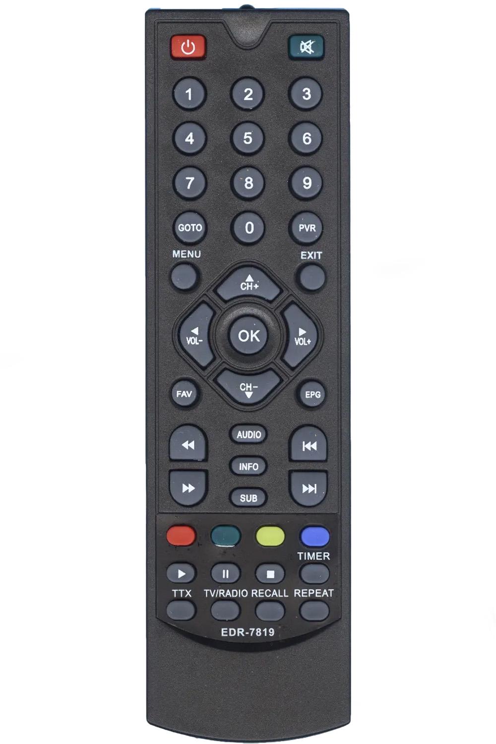 Пульт для DVB-T2 тюнера ELECT EDR-7819 (2344)