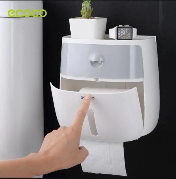 Держатель для туалетной бумаги/бумажных полотенец Towel Holder Ecoco 20,5х12,5х20 см (12213060) - фото 5