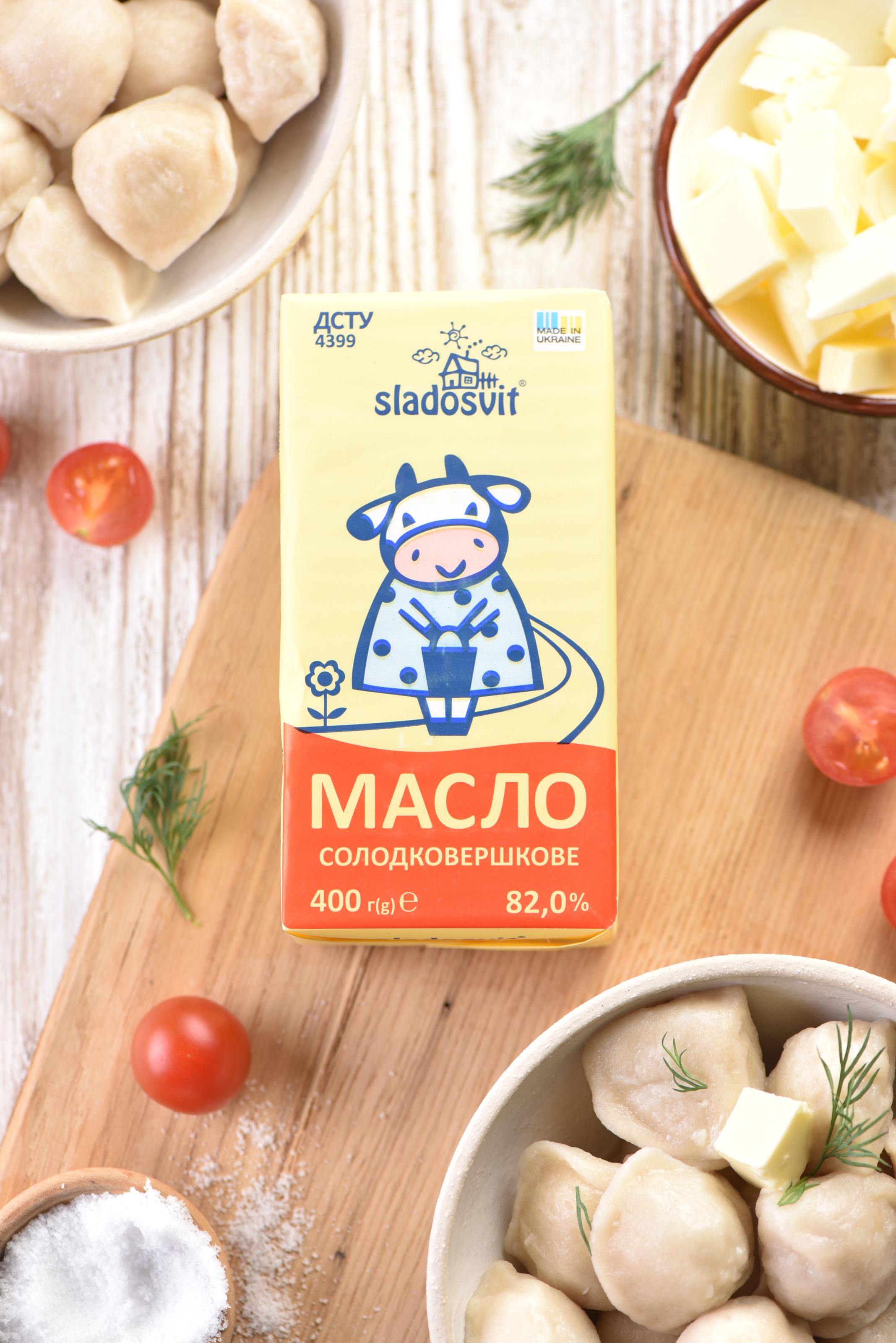 Масло солодковершкове Sladosvit Екстра 82% жиру 400 г (33028548)