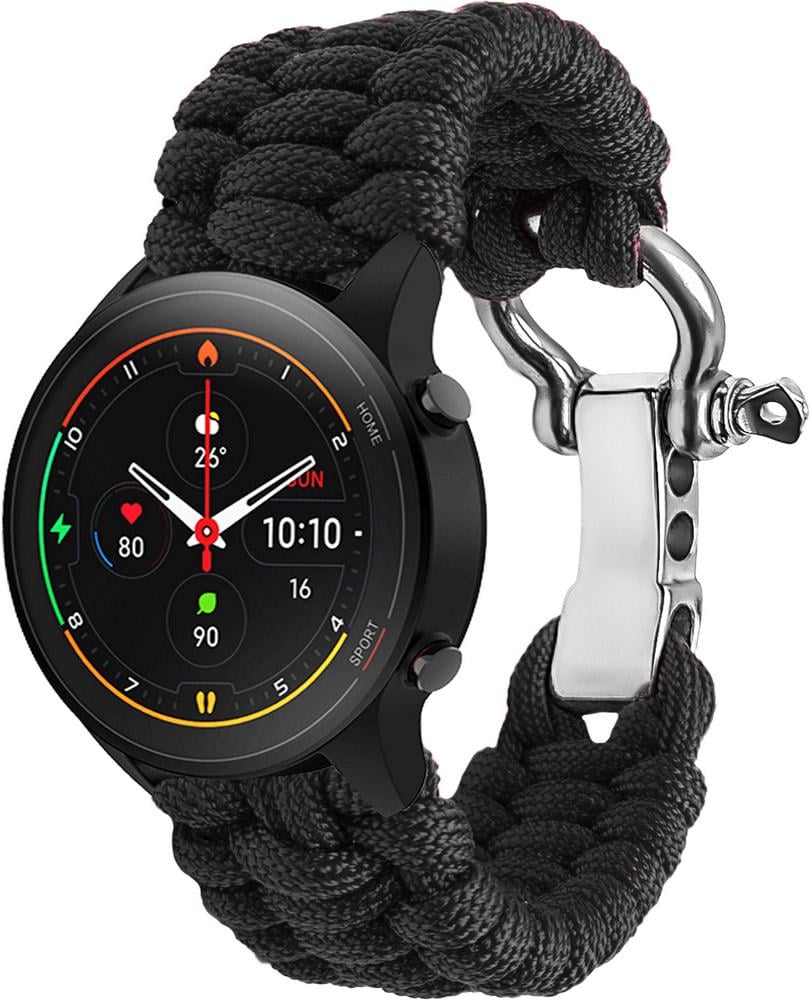 Ремешок из Паракорда Ruper для Xiaomi Mi Watch (22mm) Black (30818-2B)