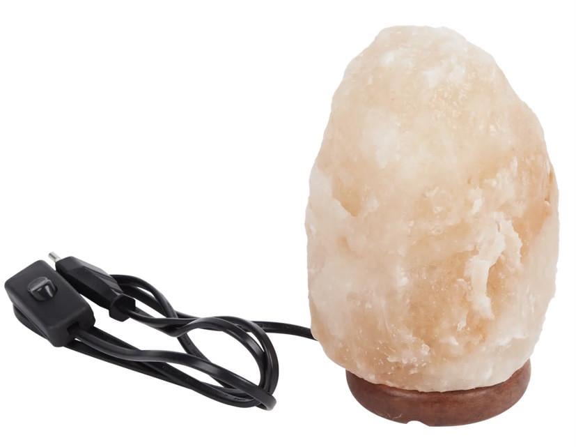 Соляна лампа настільна Скеля E14 13х19 см Помаранчево-рожевий (2121079381)