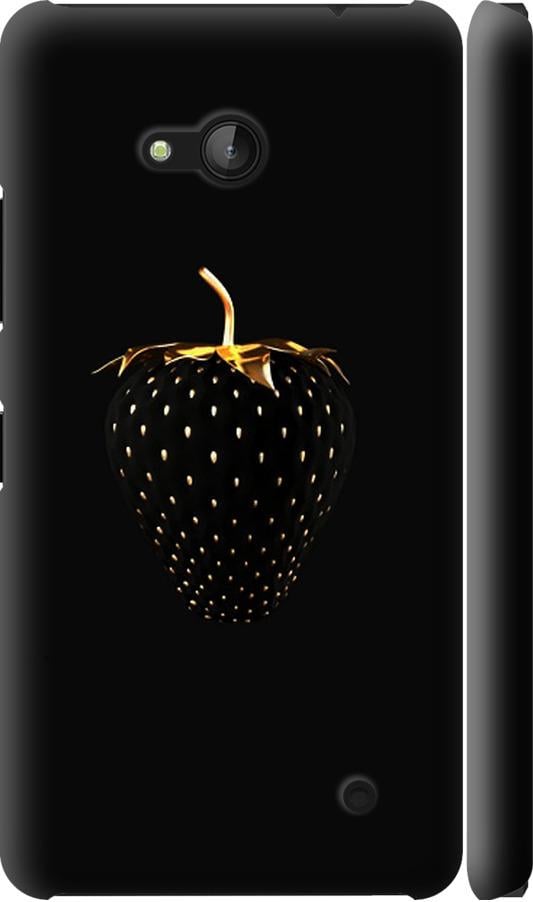 Чехол на Microsoft Lumia 640 Черная клубника (3585c-273-42517)