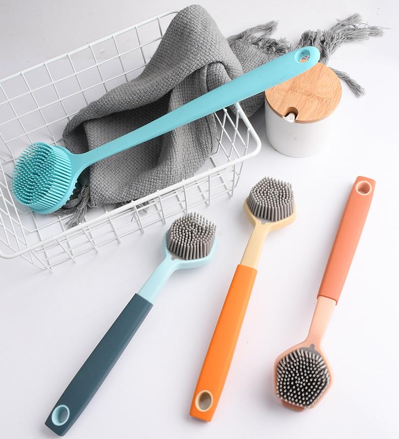 Щетка для мытья посуды 10930 26,8х6 см Оранжевый (4570708) - фото 10 Щетка для мытья посуды 10930 26,8х6 см Оранжевый (4570708) - фото 10