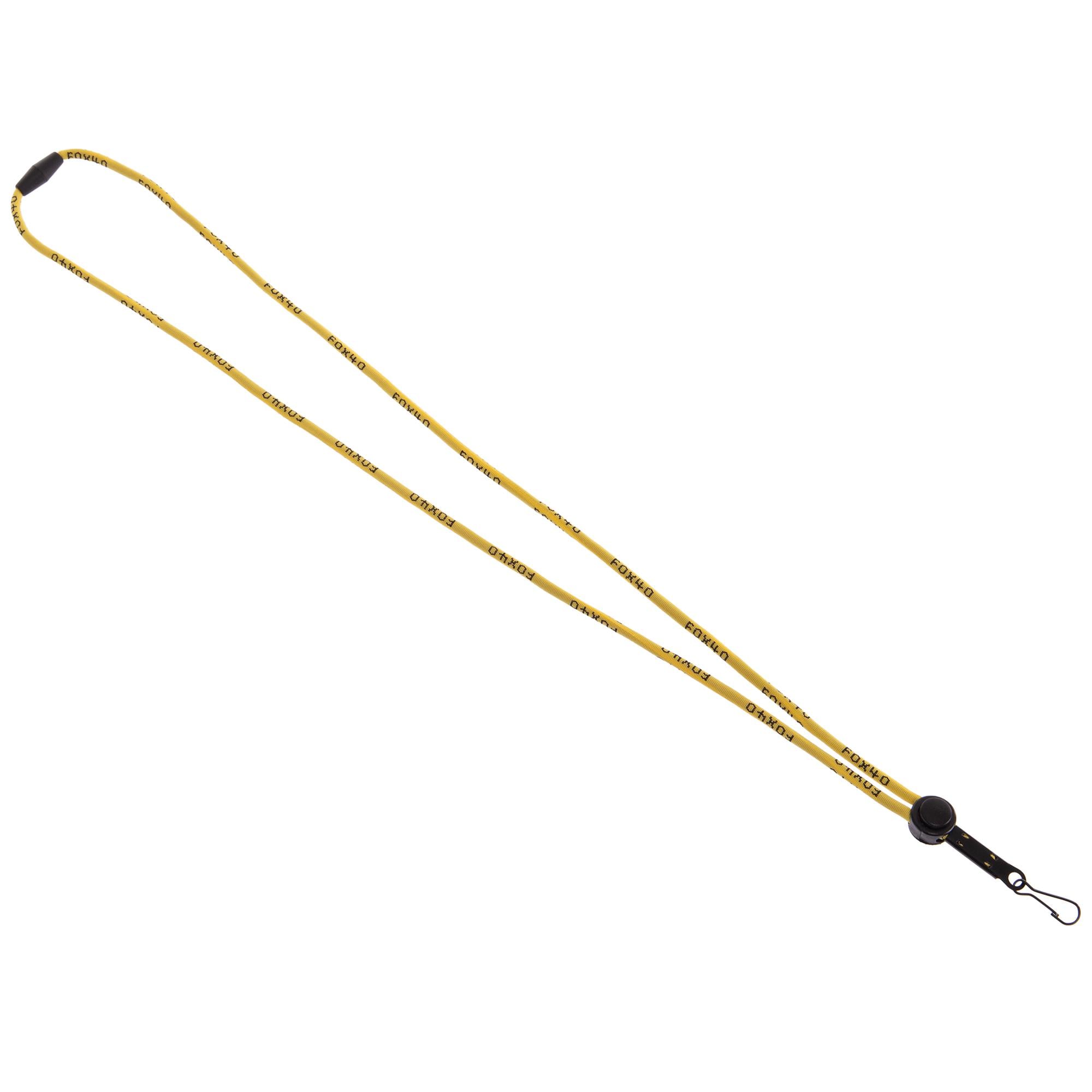 Шнурок для свистка с карабином FOX40-100 BREAKAWAY LANYARDS 40 см Желтый (33092976)