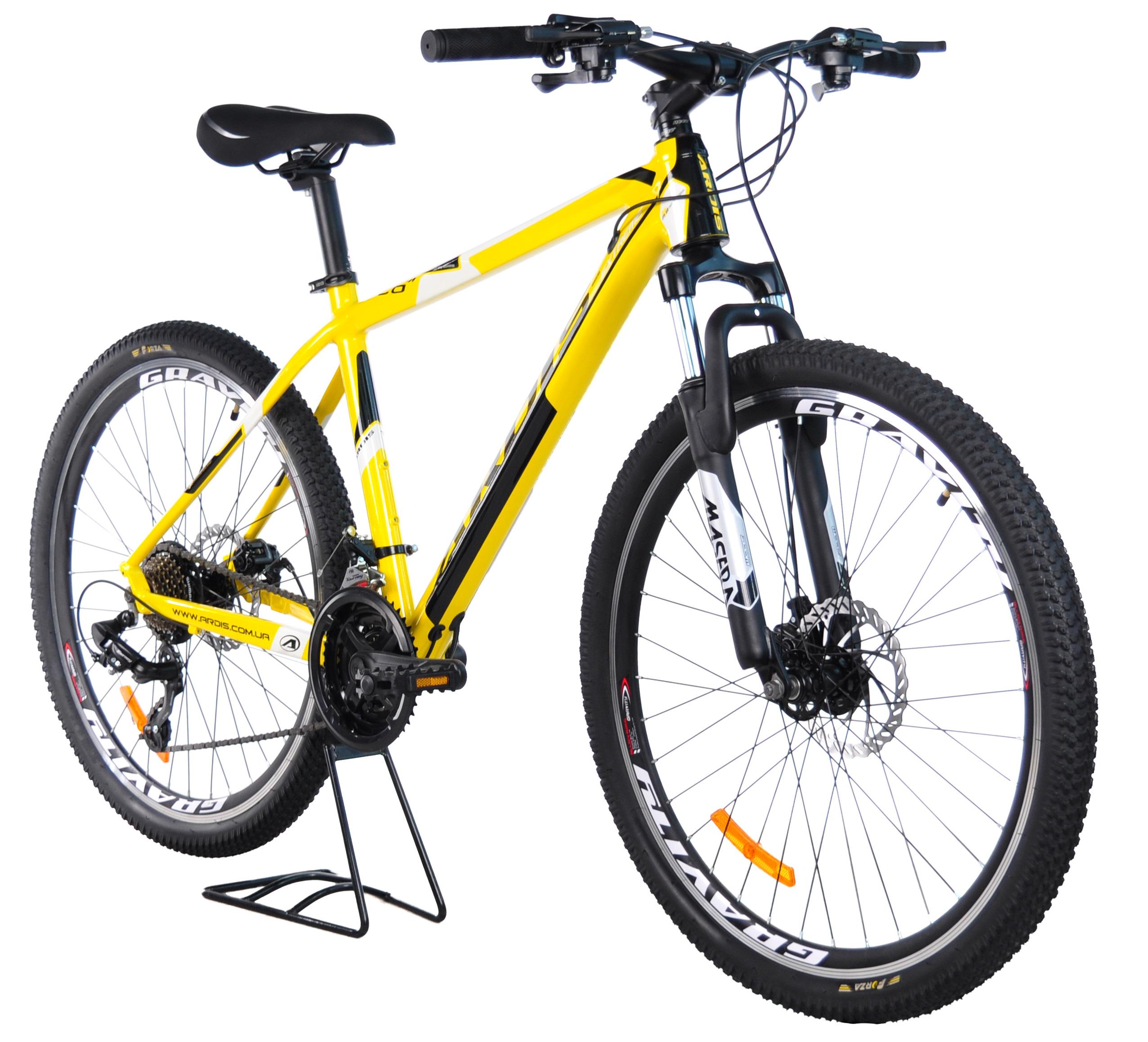 Велосипед 26" Ardis Extreme Eco МТВ AL 17,5" Желтый - фото 2