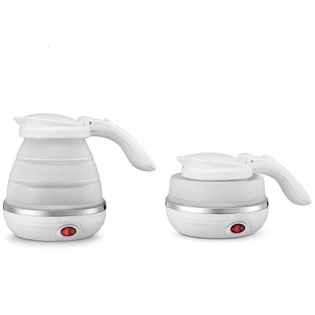 Дорожный чайник силиконовый складной Foldable Travel Kettle 0.75 л 700 Вт (25d00cbe) - фото 2