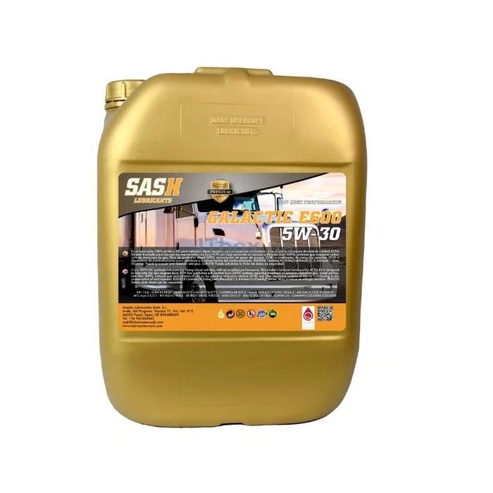 Моторна олива автомобільна SASH GALACTIC E600 5W30 20л 106333 (171486)