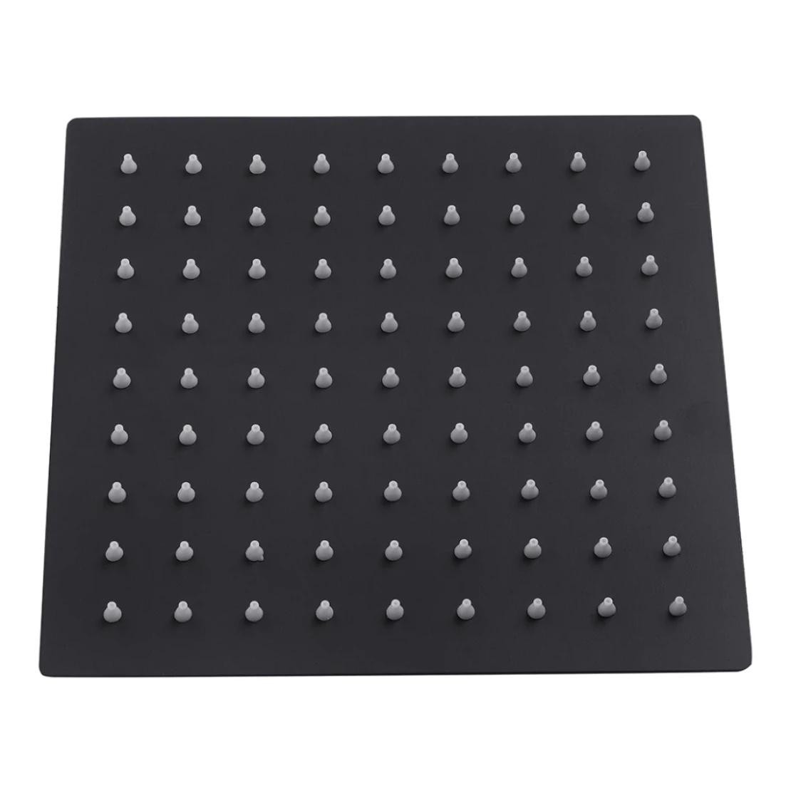 Душевая система Kroner KRP Edelstahl Kubus SCH082 скрытого монтажа Черный (CV029972) - фото 7