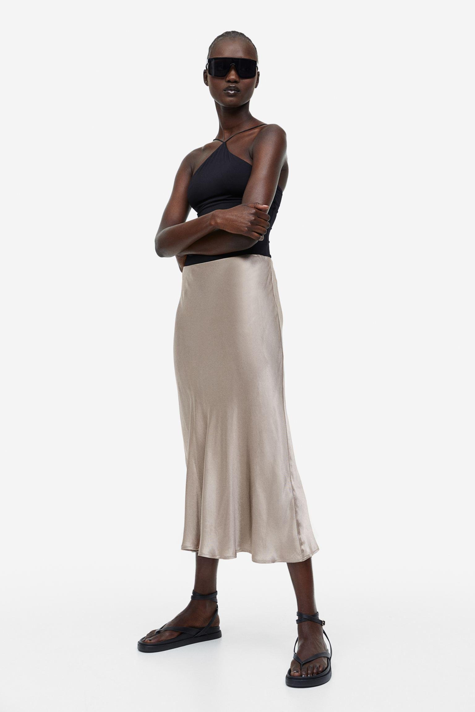 Спідниця жіноча H&M S Бежевий (XA22121105773)