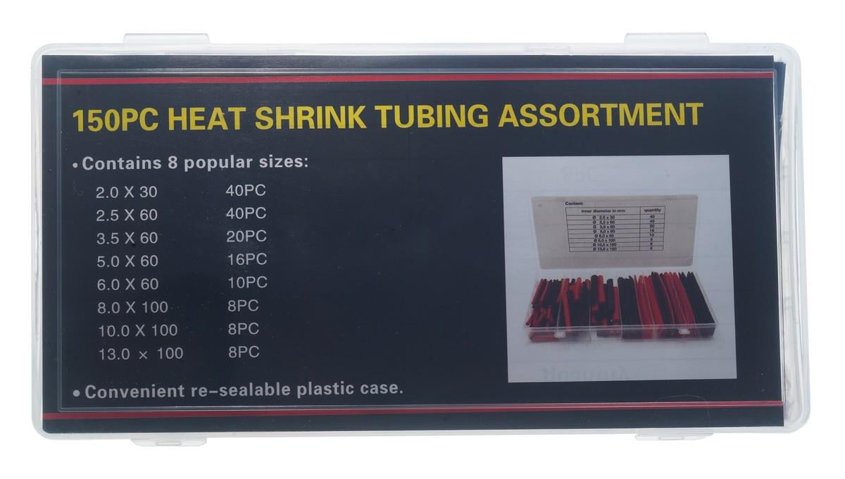 Набір термозбіжних трубок 150 шт. 8 розмірів (rest1850)