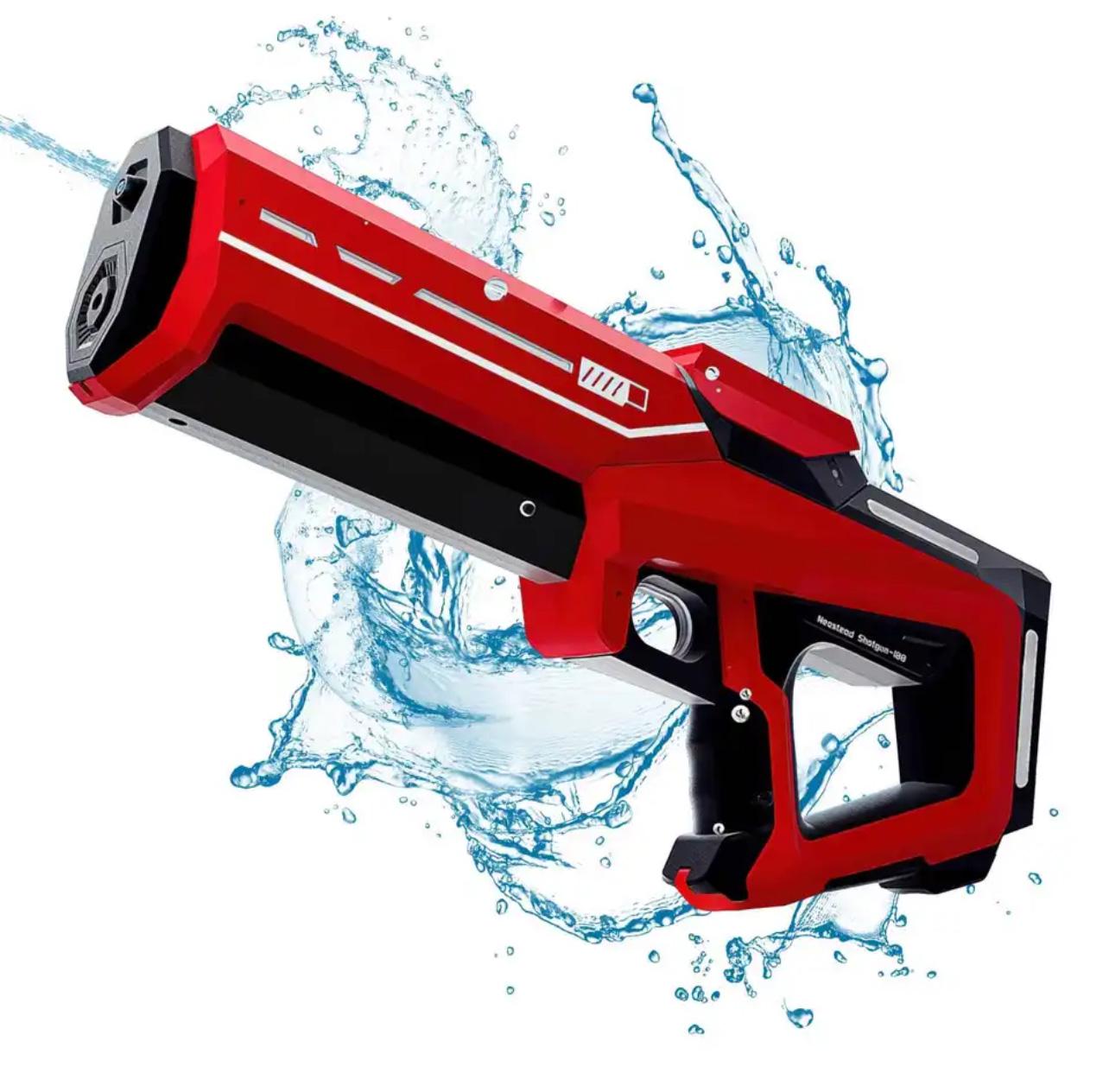Бластер водный Zomer USB детский электрический с насосом Красный (85466295)