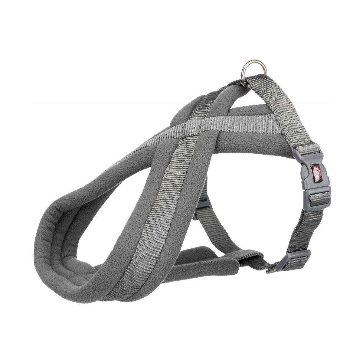 Шлея-восьмерка для собак Trixie Premium нейлоновая туристическая S 35-50 см/20 мм Графитовый (203716)