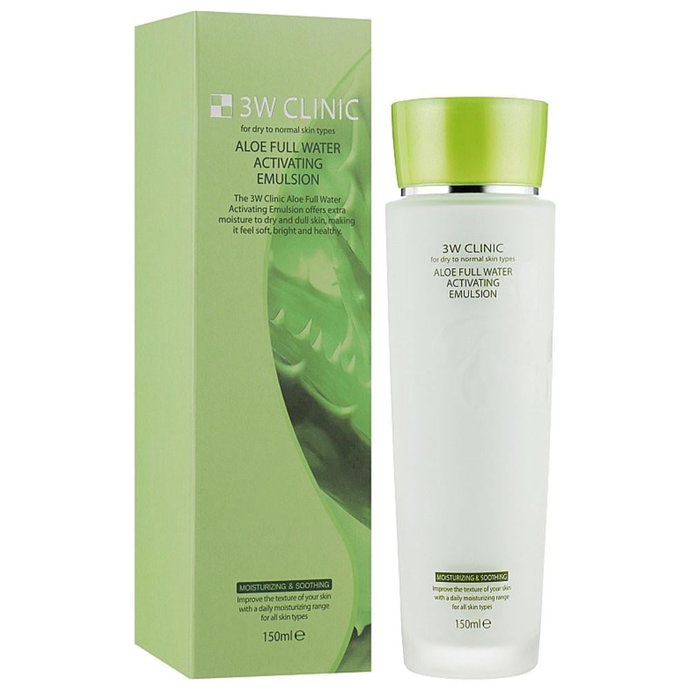 Эмульсия для лица увлажняющая 3W Clinic Aloe Full Water Activating Emulsion 150 мл (2005776578)