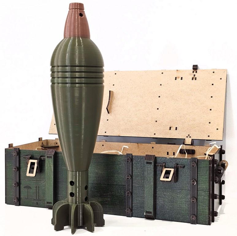 Конструктор 3D деревянный Ящик с пластиковым макетом инженерная сборная модель без клея 39 см 337 дет. (31370786)