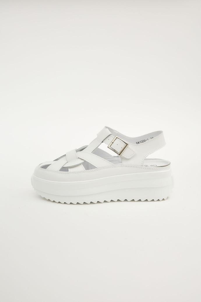 Сандалії жіночі LONZA на платформі р. 42 Білий (198408) - фото 5 Сандалії жіночі LONZA на платформі р. 42 Білий (198408) - фото 5