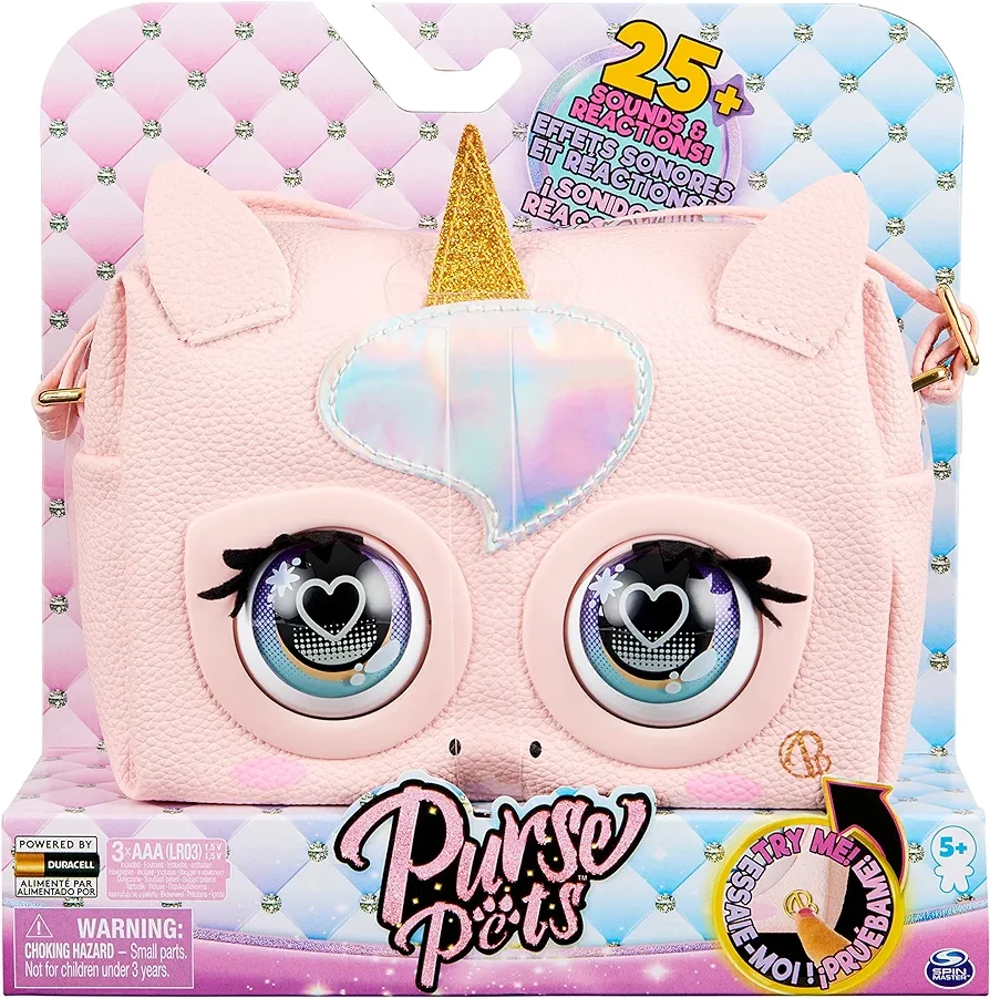 Інтерактивна сумочка Purse Pets Spin Master Гламурний Єдиноріг (1988902030)