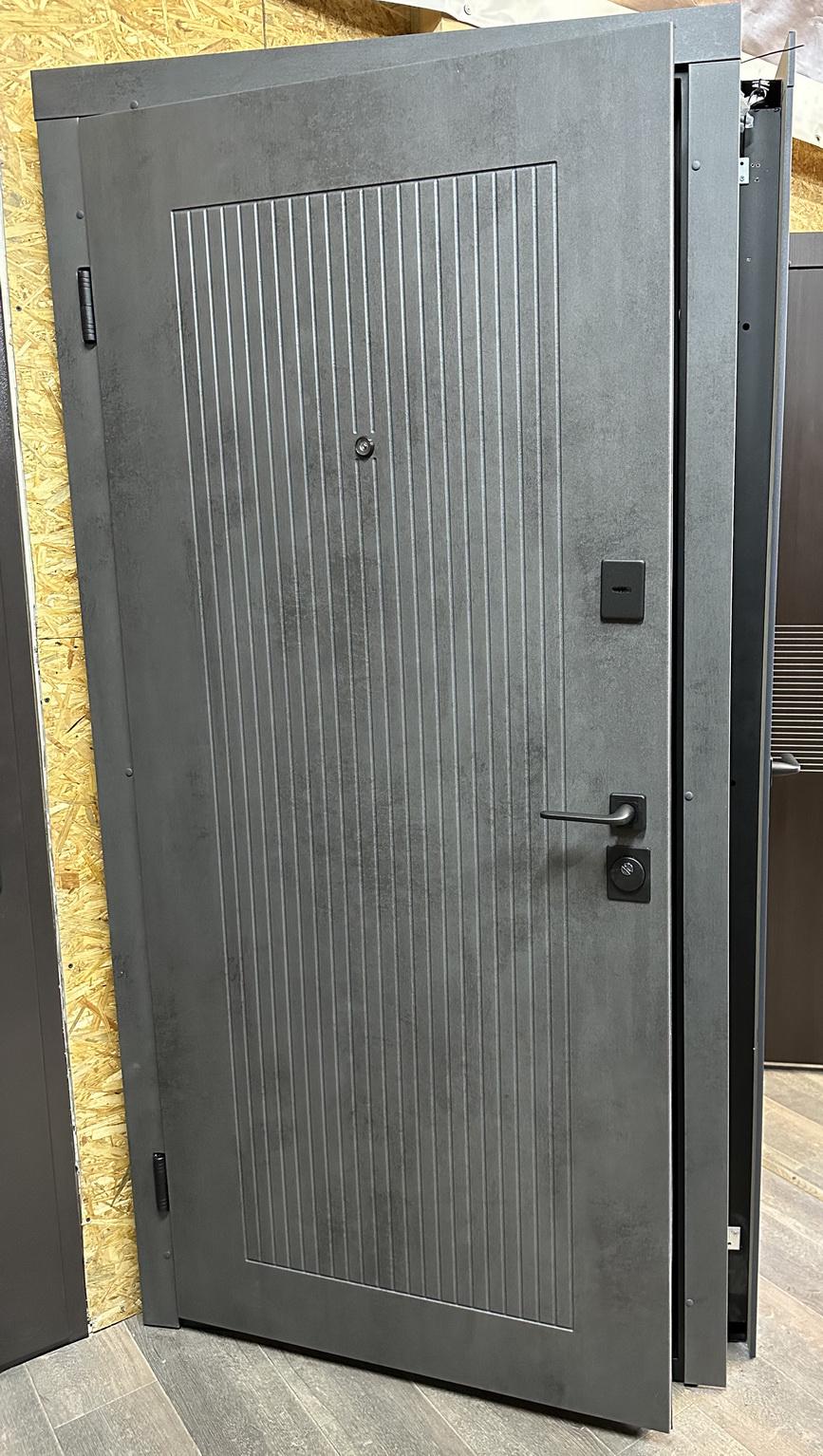 Дверь входная Redfort Лофт квартира 860х2050 мм Бетон темный (28079085) - фото 6 Дверь входная Redfort Лофт квартира 860х2050 мм Бетон темный (28079085) - фото 6