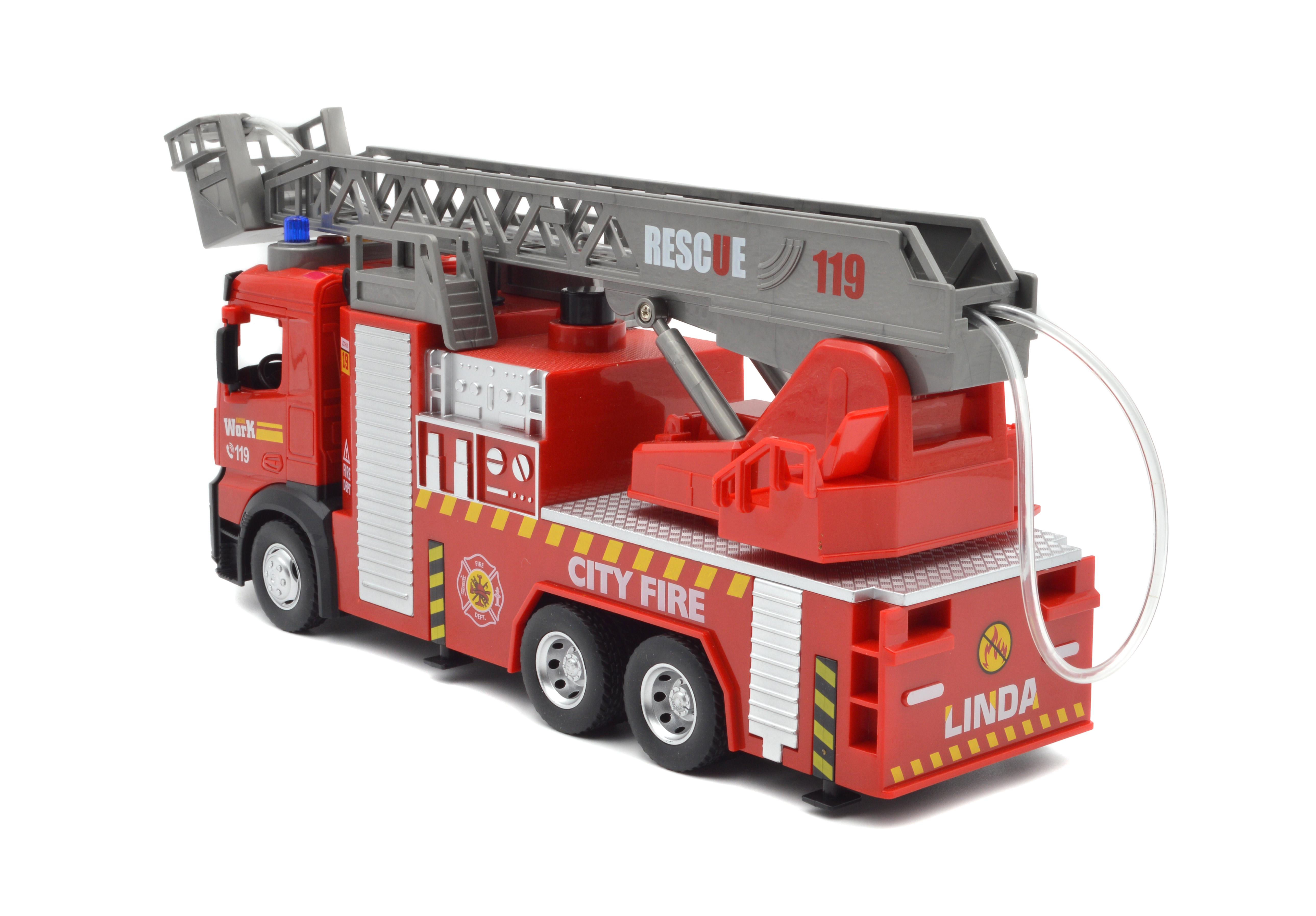 Пожарная машина 8181-1 инерция/звук/свет (8181-1) - фото 3 Пожарная машина 8181-1 инерция/звук/свет (8181-1) - фото 3