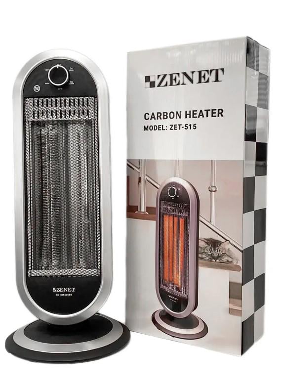 Інфрачервоний обігрівач карбоновий Zenet ZET-515 1200 Вт 25 м2 (27830719)