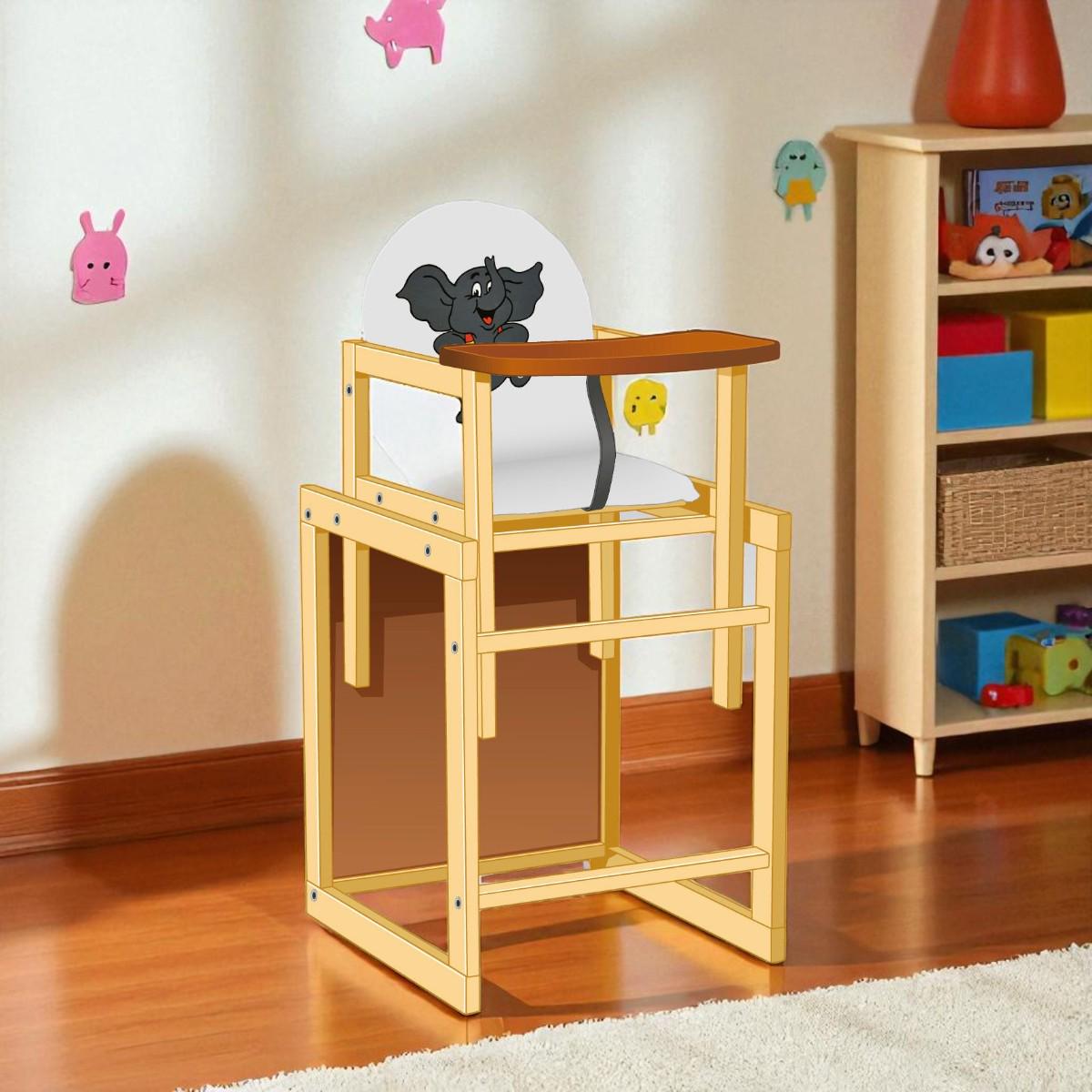 Стульчик для кормления Мася Слоник Белый (№2016) - фото 4 Стульчик для кормления Мася Слоник Белый (№2016) - фото 4