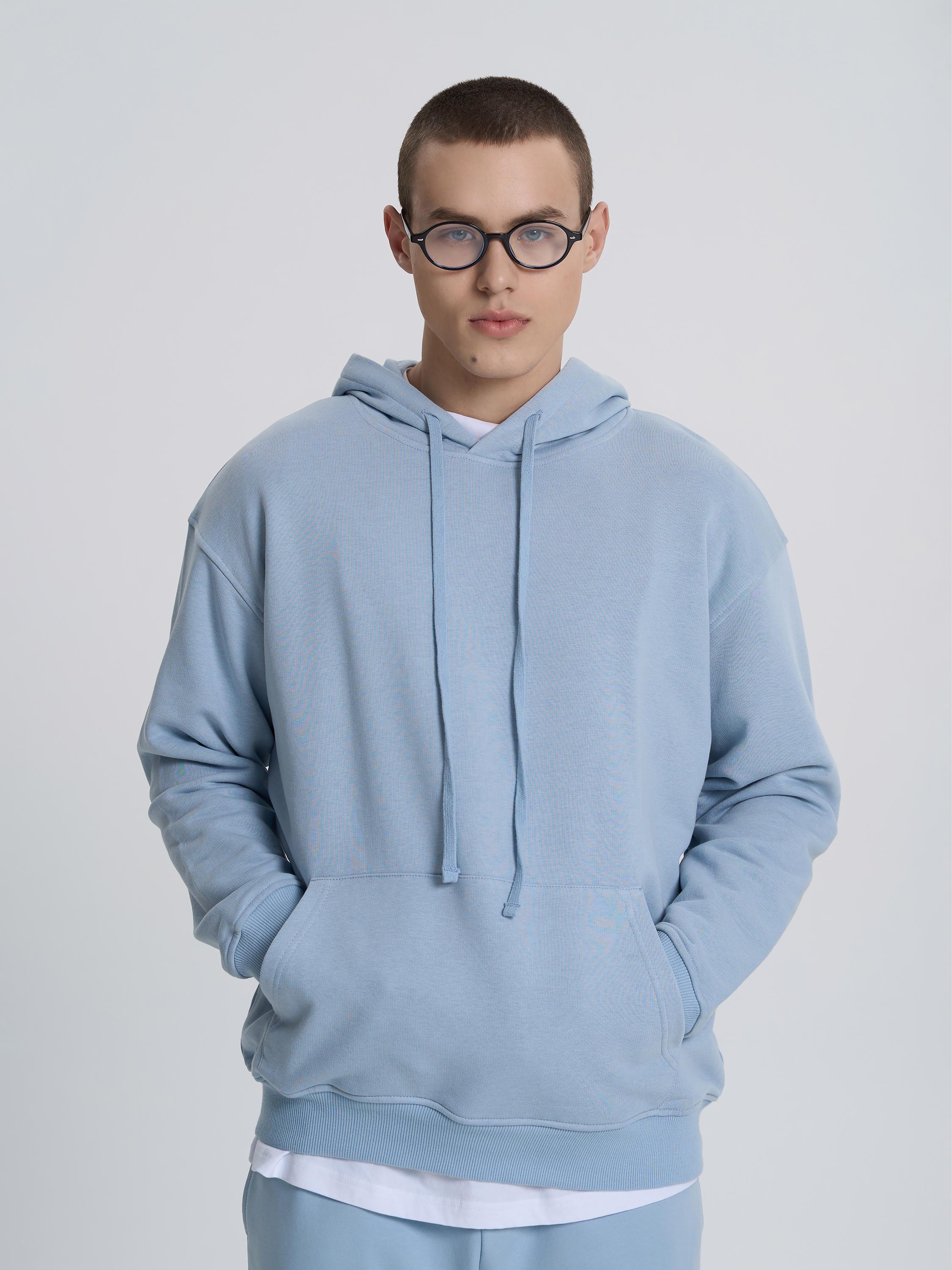 Худи мужской ROZA 231118 XS Серо-голубой (4824005723445) - фото 6 Худи мужской ROZA 231118 XS Серо-голубой (4824005723445) - фото 6