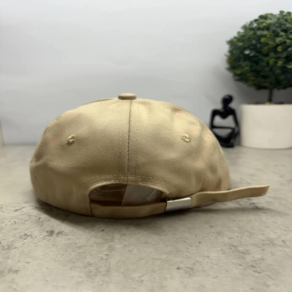 Кепка-бейсболка летняя New York OS Бежевый (00205) - фото 3 Кепка-бейсболка летняя New York OS Бежевый (00205) - фото 3