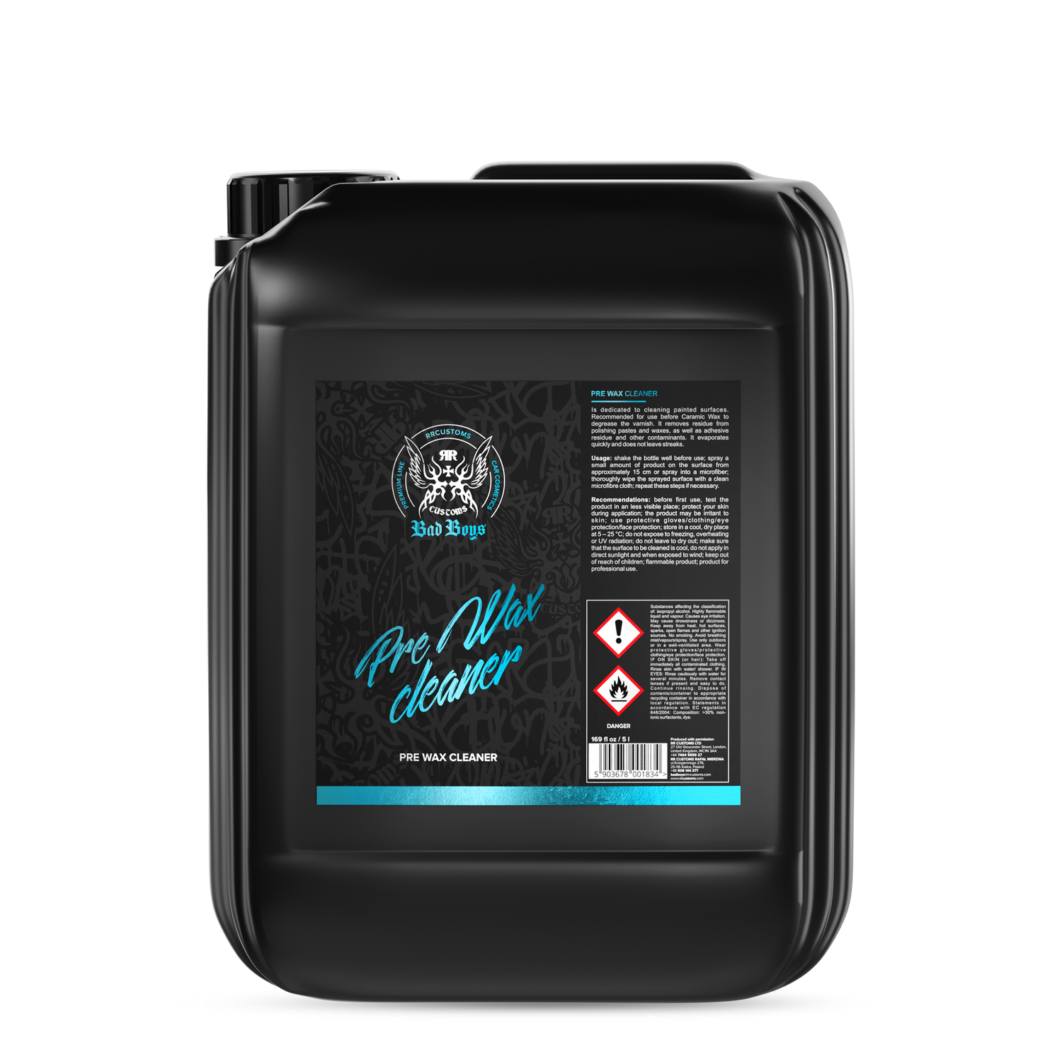 Очищувач перед нанесенням воску Bad Boys Pre-Wax Cleaner 5 л