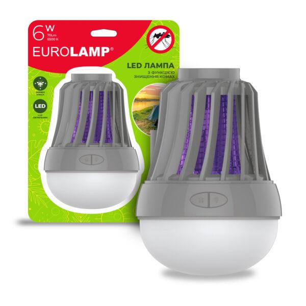 Лампа для уничтожения насекомых Eurolamp LED 6 Вт (18159042)