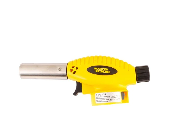 Пальник для газового балона MasterTool Метеор з п'єзопідпалом 20 мм керамічний захист 1300°С (44-5040)
