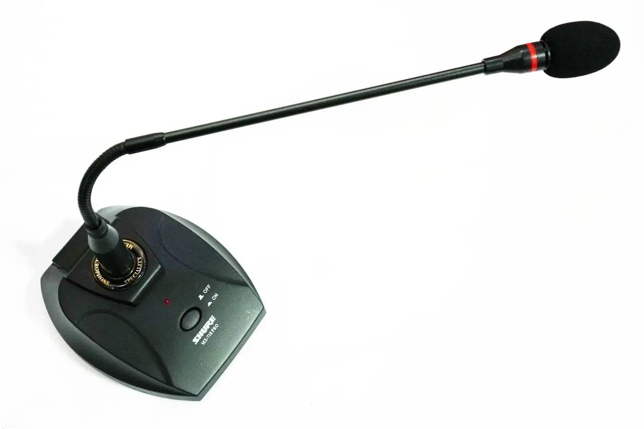 Радиомикрофон беспроводной Shure MX-Pro настольный для конференций спикерный (2079257995)